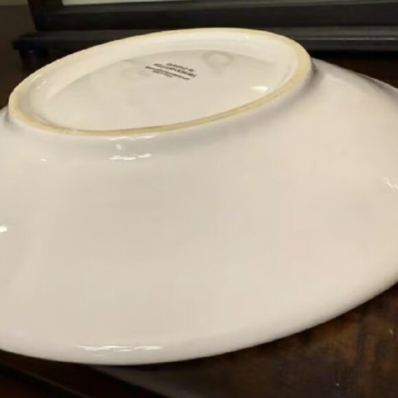 NEW S/4 Williams-Sonoma Castellano 9.5" Low Shallow Pasta Bowls White Stoneware - Picture 4 of 5